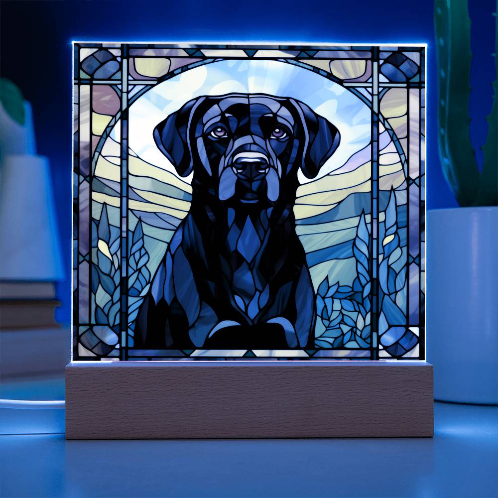 Black Lab Retriever Plaque