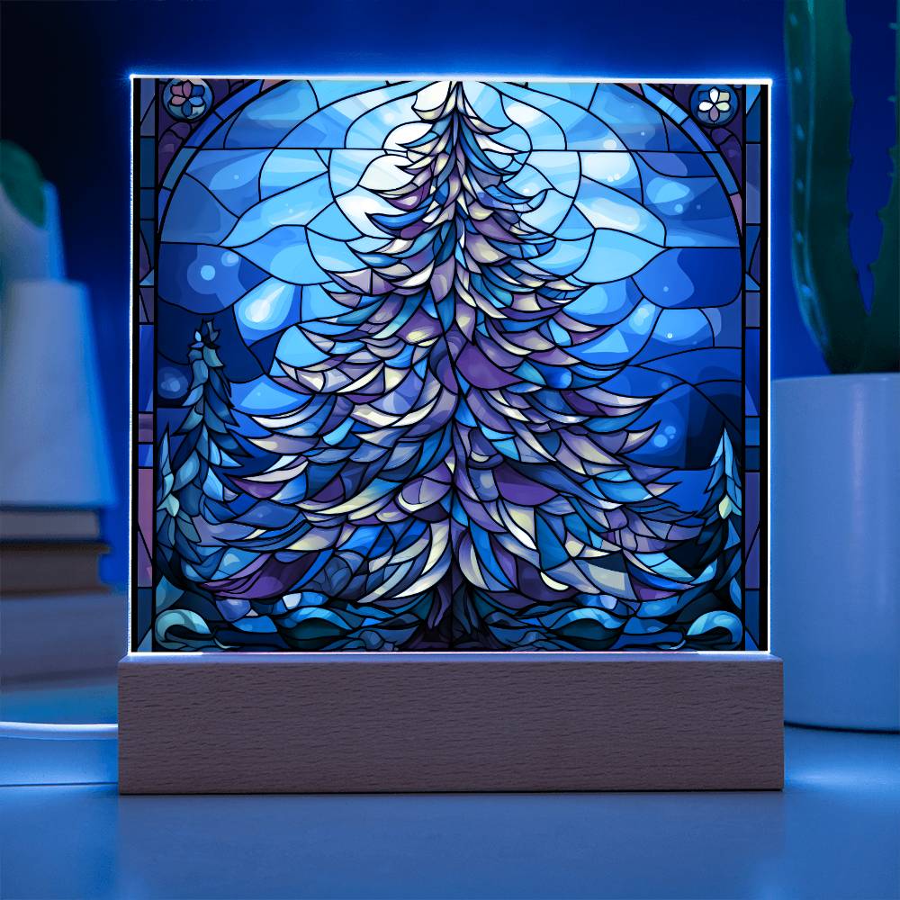 Christmas Tree Acrylic Plaque