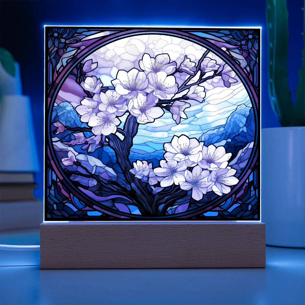 Cherry Blossom Tree Plaque