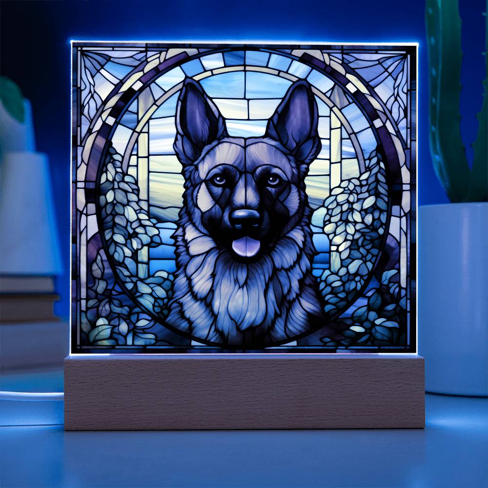 Brown Belgian Shepherd Plaque