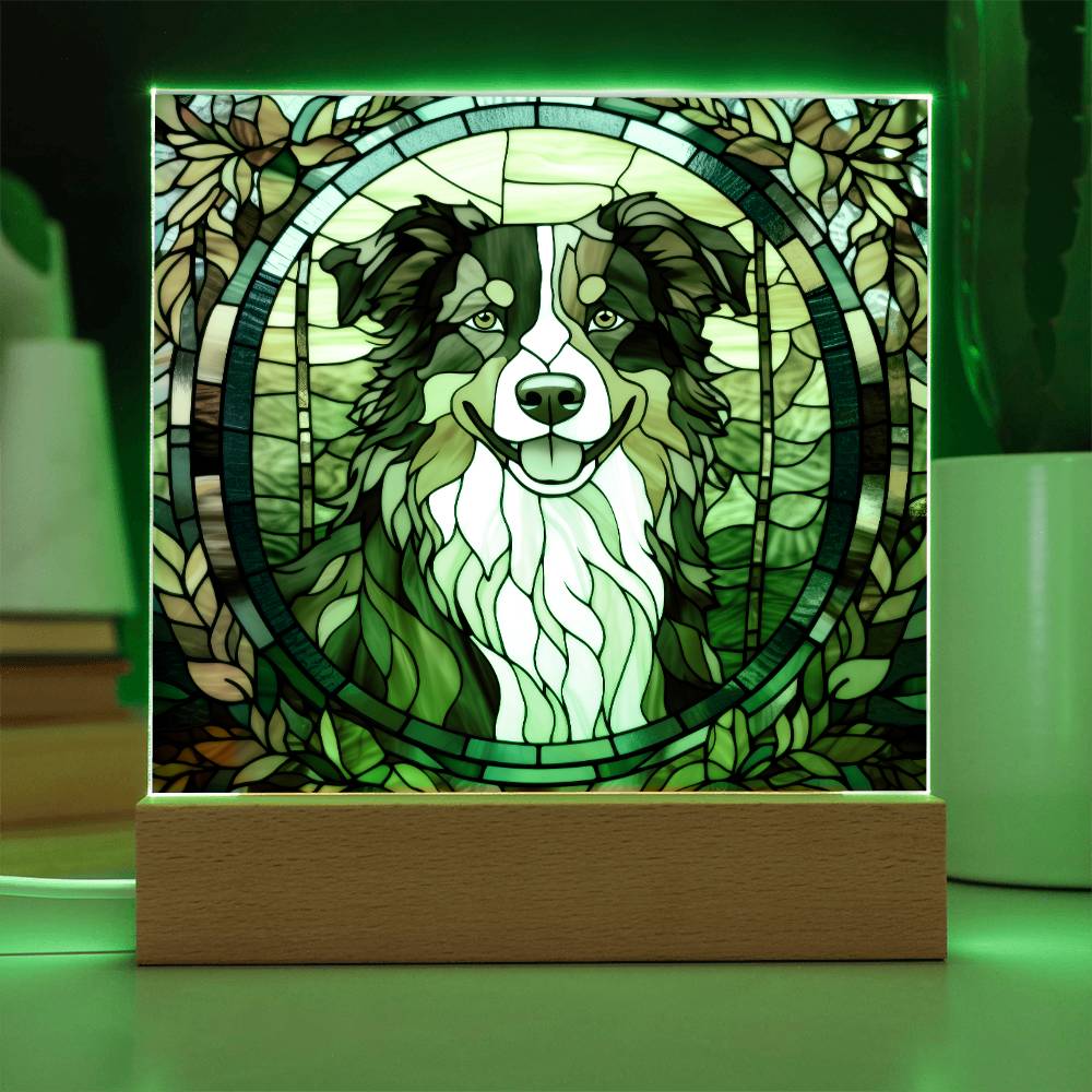 Acrylic Australian Shepherd Plaque