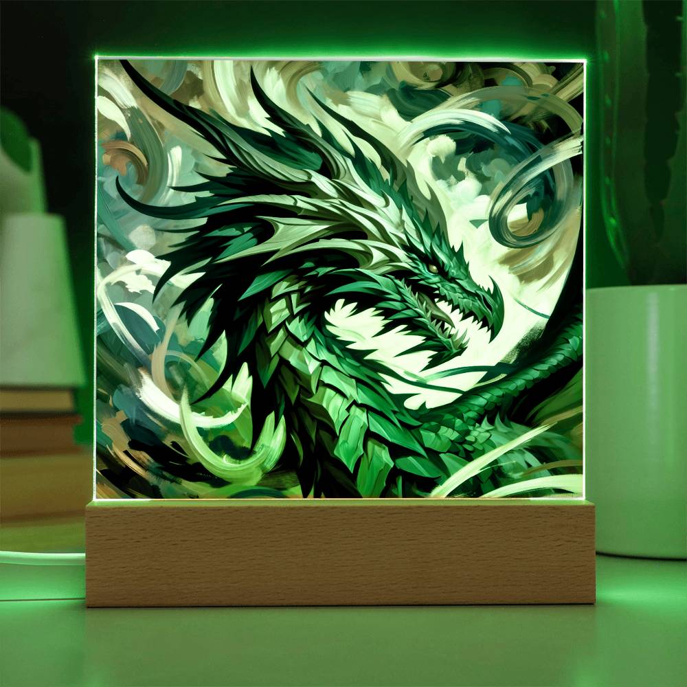 DnD Dragon Acrylic Plaque