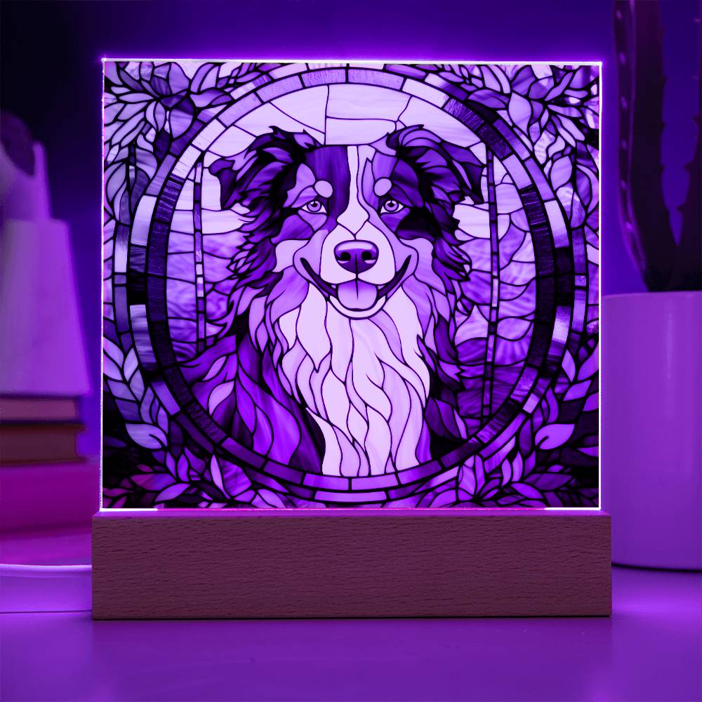 Acrylic Australian Shepherd Plaque