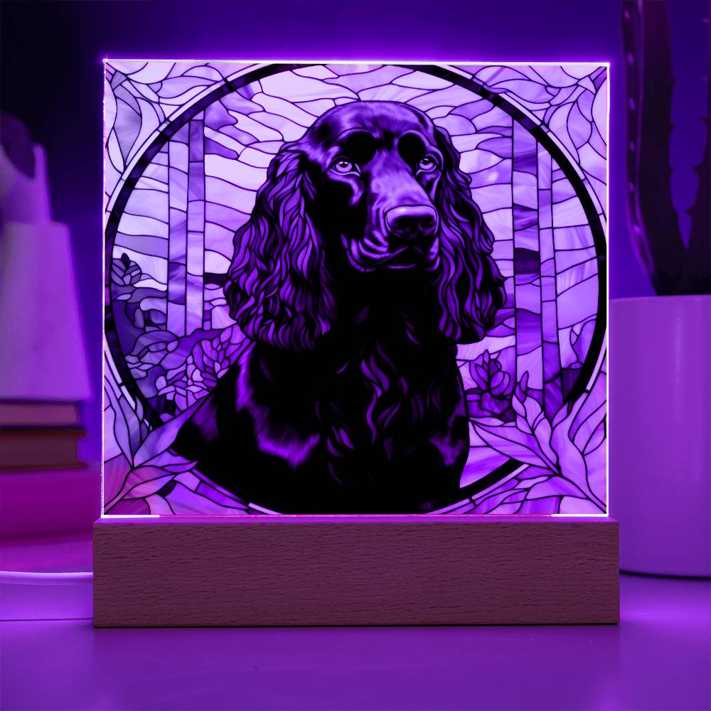 Black Cocker Spaniel Plaque