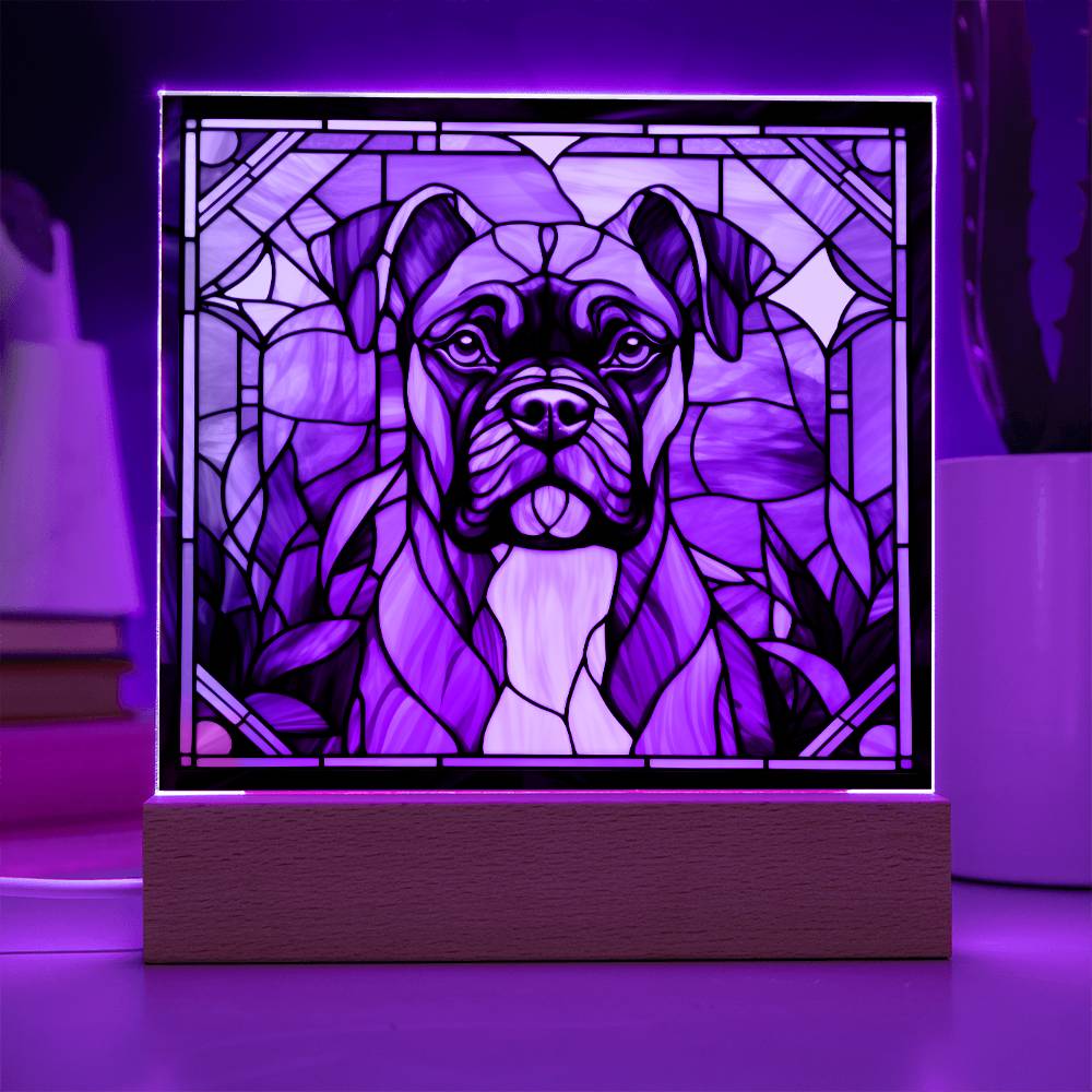 Boxer Dog Acrylic Plaque