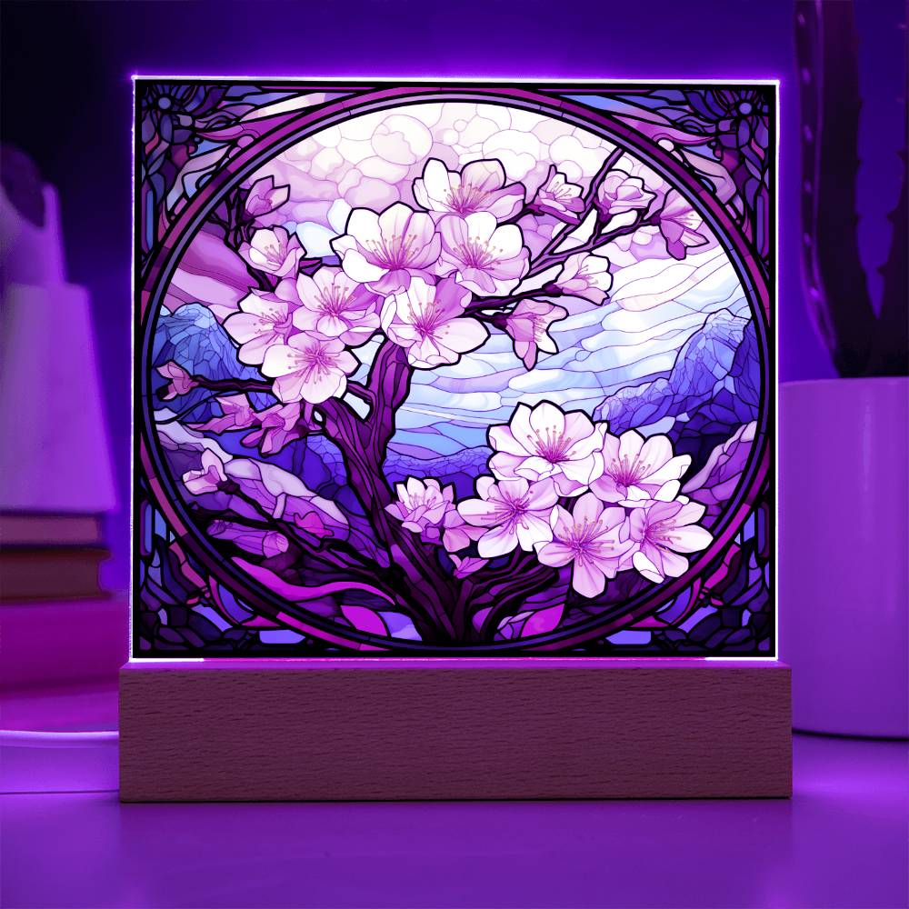 Cherry Blossom Tree Plaque