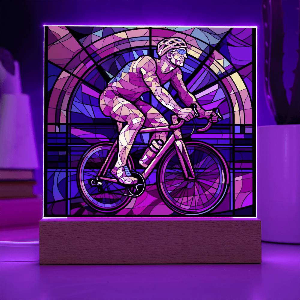 Bike Rider Plaque