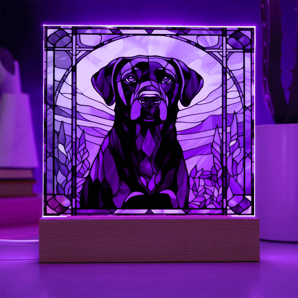 Black Lab Retriever Plaque