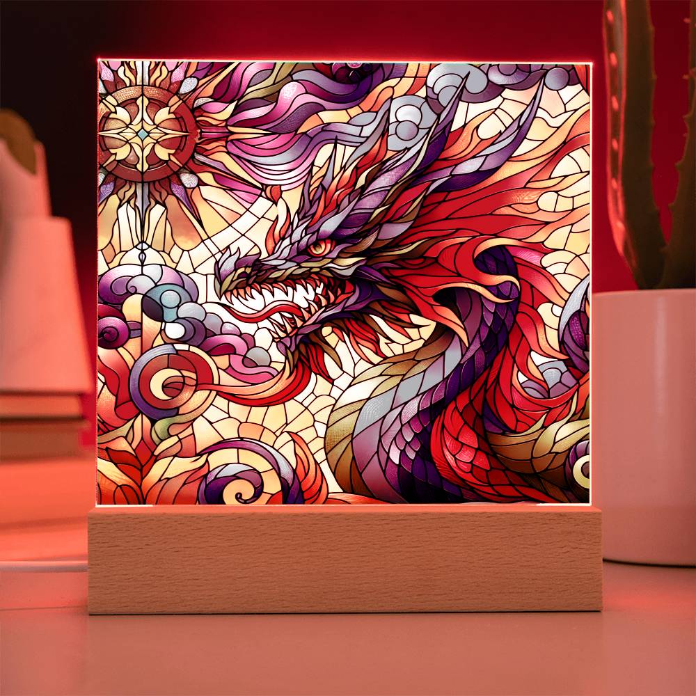 The Year of the Dragon Acrylic Plaque