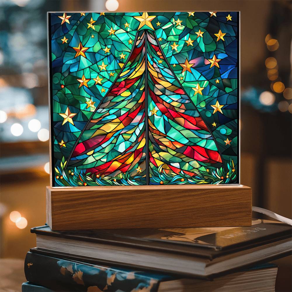 Christmas Tree Plaque Nightlight