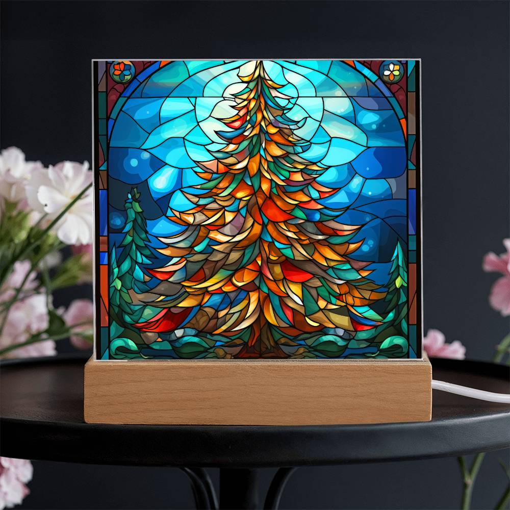 Christmas Tree Acrylic Plaque