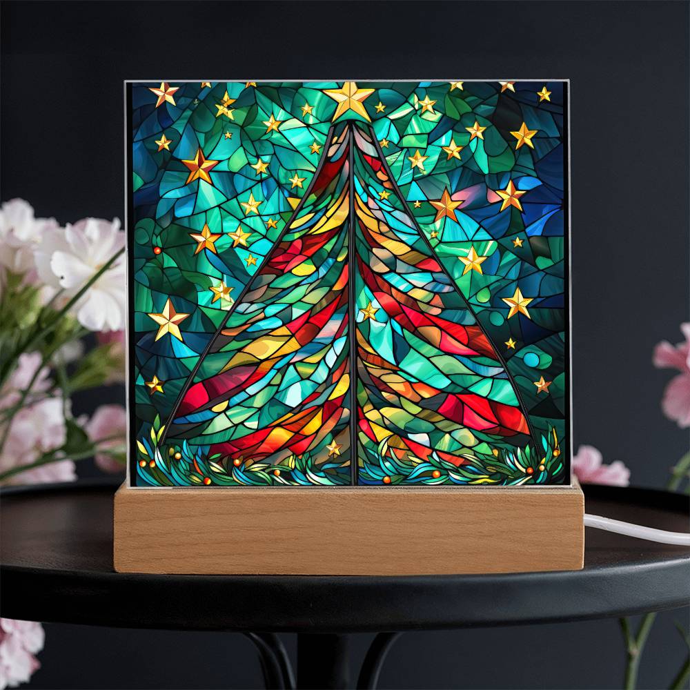 Christmas Tree Plaque Nightlight