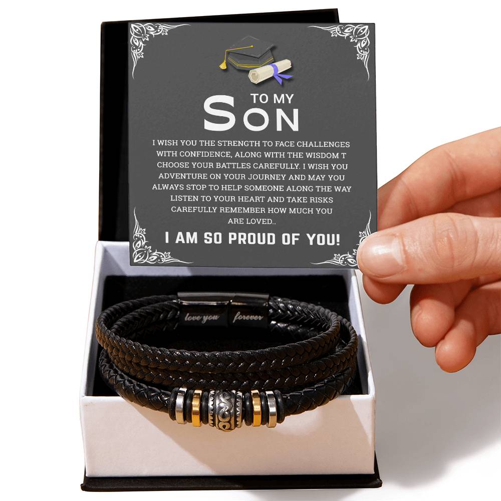 To My Son - Love You Forever Bracelet