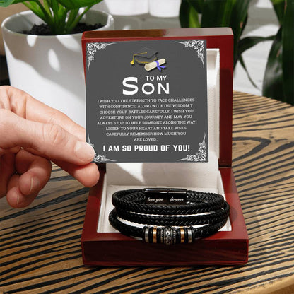 To My Son - Love You Forever Bracelet