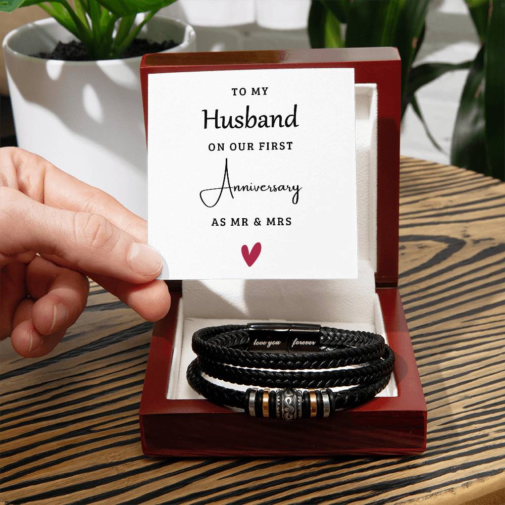 To My Husband - Love You Forever Bracelet