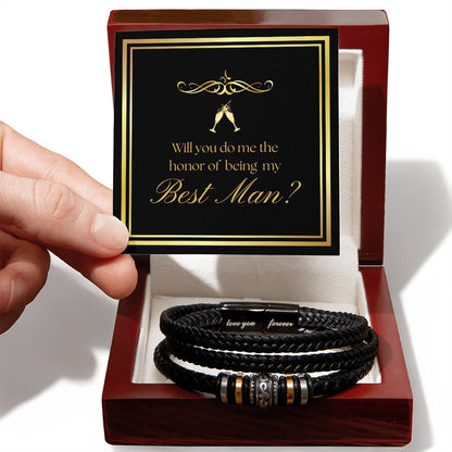 Bridal Party Will You Be My Best Man? Bracelet