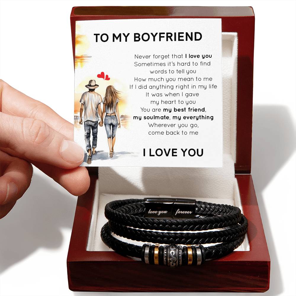 To My Boyfriend - Love You Forever Bracelet