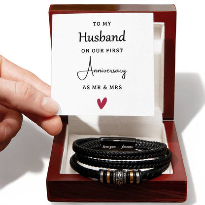 To My Husband - Love You Forever Bracelet