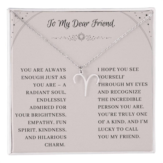 Zodiac Friend Necklace