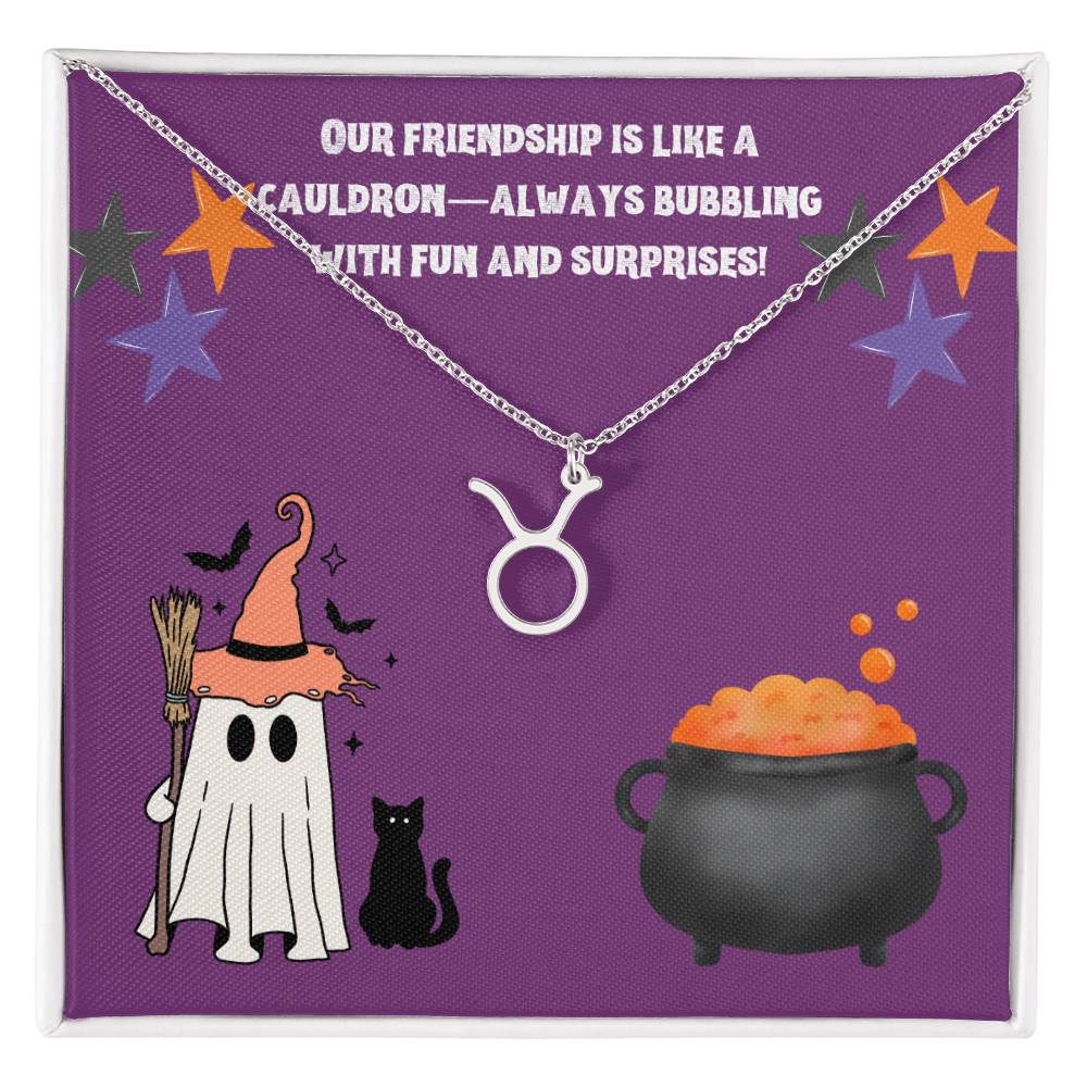 Halloween Zodiac Friendship Necklace