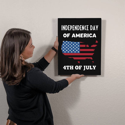 4th of July High Gloss Metal Art