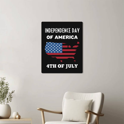 4th of July High Gloss Metal Art