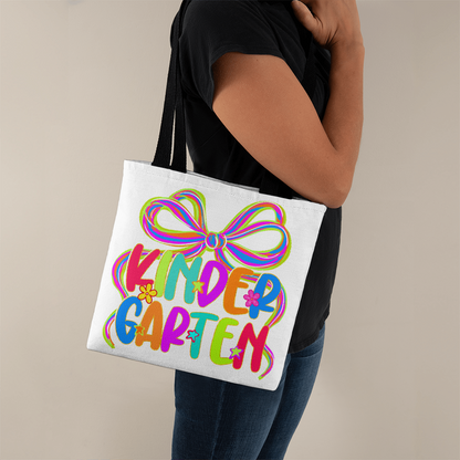 Kindergarten Neon Teacher Tote Bag