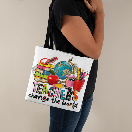 Teachers Change the World Teacher Tote Bag
