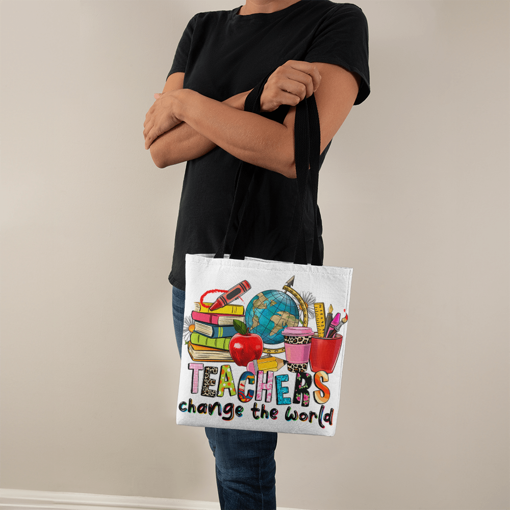 Teachers Change the World Teacher Tote Bag
