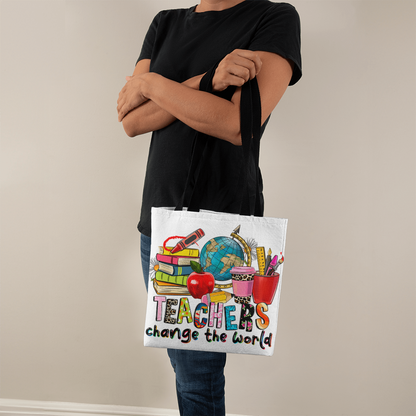 Teachers Change the World Teacher Tote Bag