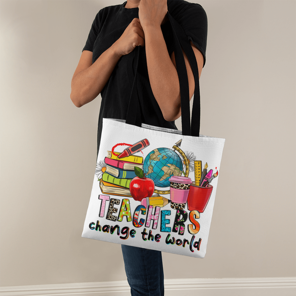 Teachers Change the World Teacher Tote Bag