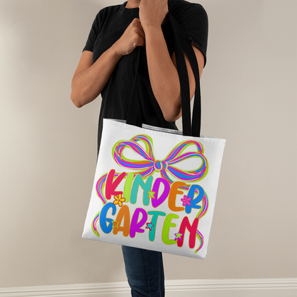 Kindergarten Neon Teacher Tote Bag