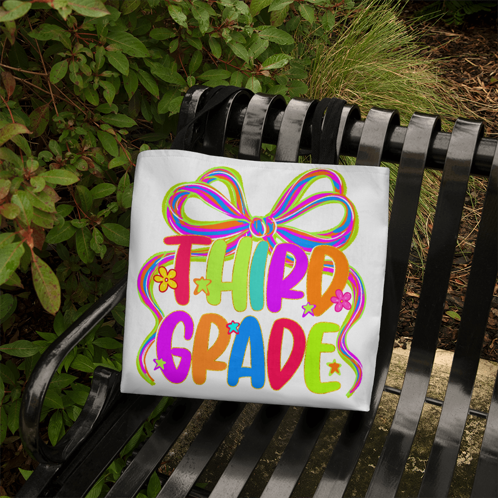 Third Grade Back to School Teacher Tote Bag