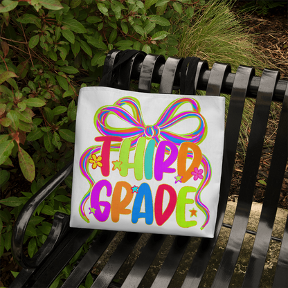 Third Grade Back to School Teacher Tote Bag