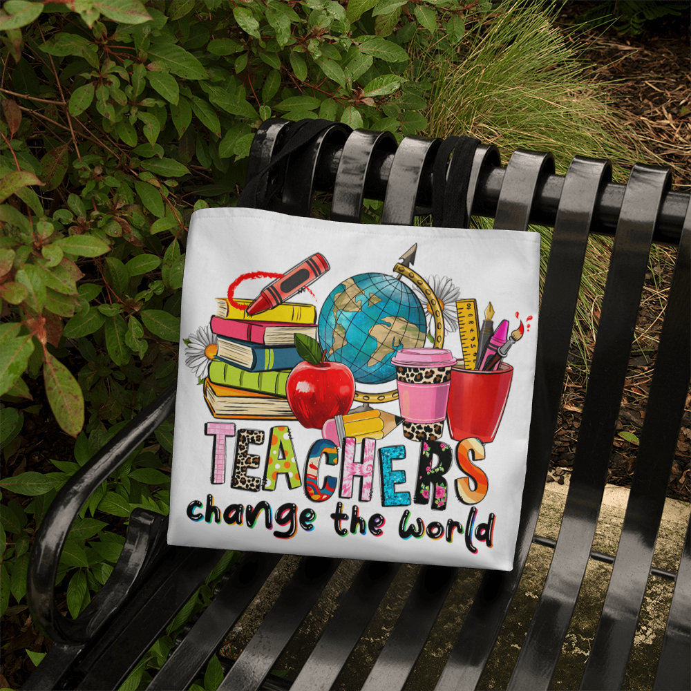 Teachers Change the World Teacher Tote Bag