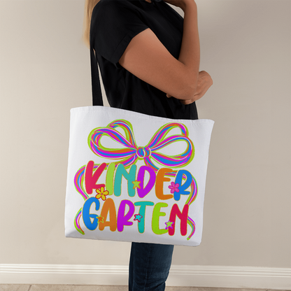 Kindergarten Neon Teacher Tote Bag