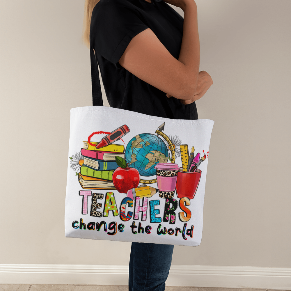Teachers Change the World Teacher Tote Bag