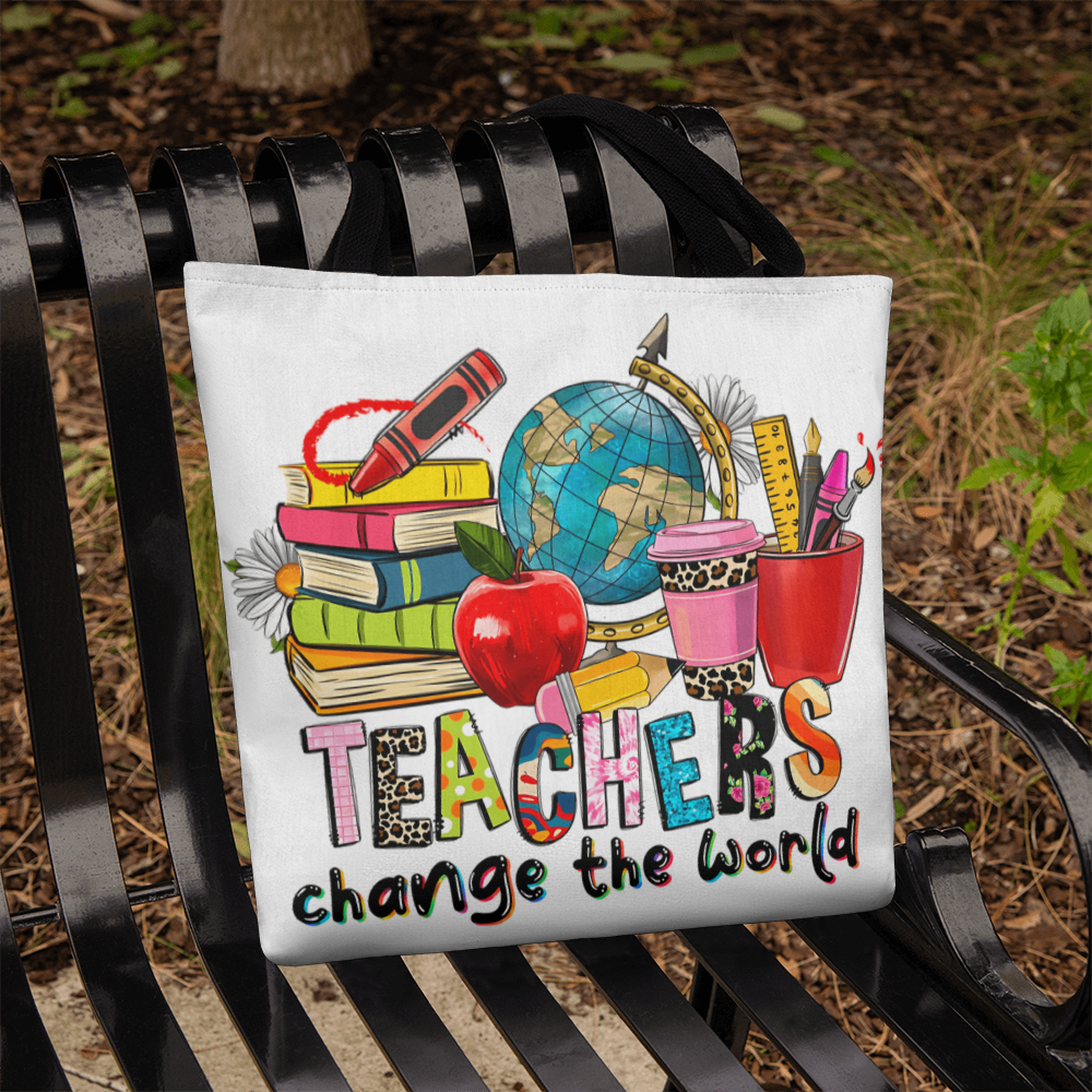 Teachers Change the World Teacher Tote Bag