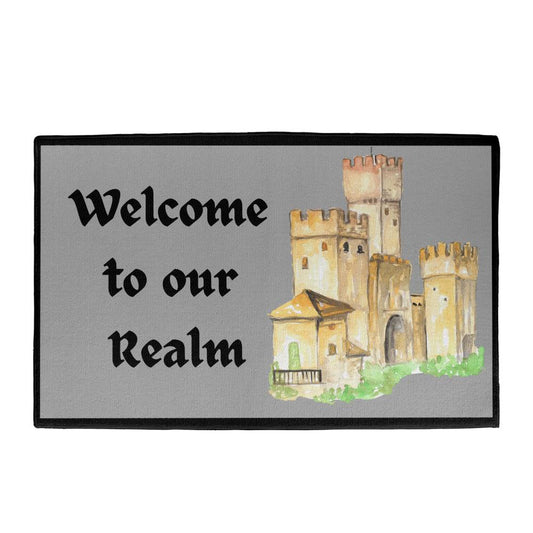 D & D WELCOME TO OUR REALM WELCOME MAT