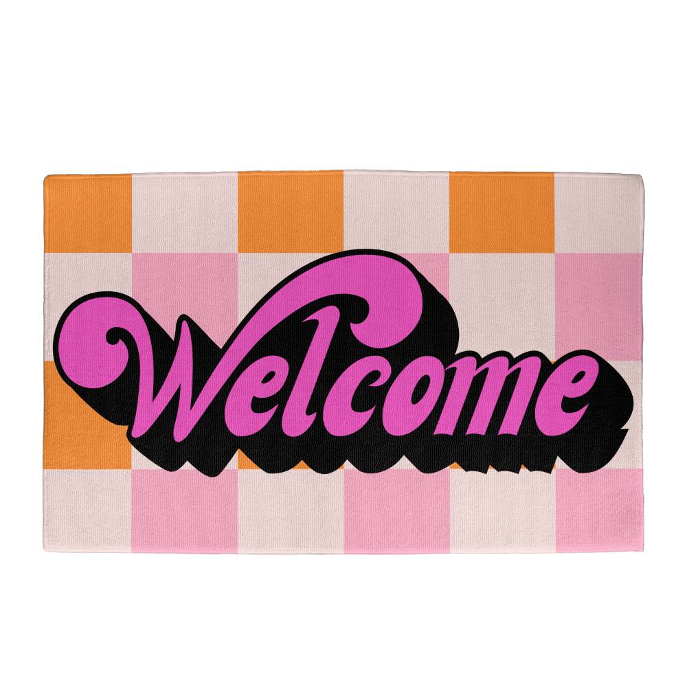 Groovy Welcome Mat