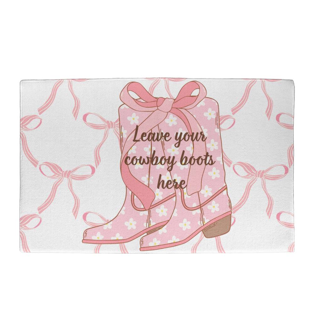 Coquette Boots Welcome Mat