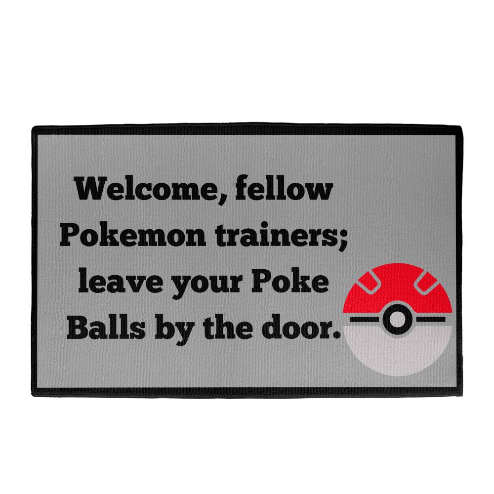 POKEMON TRAINERS WELCOME MAT