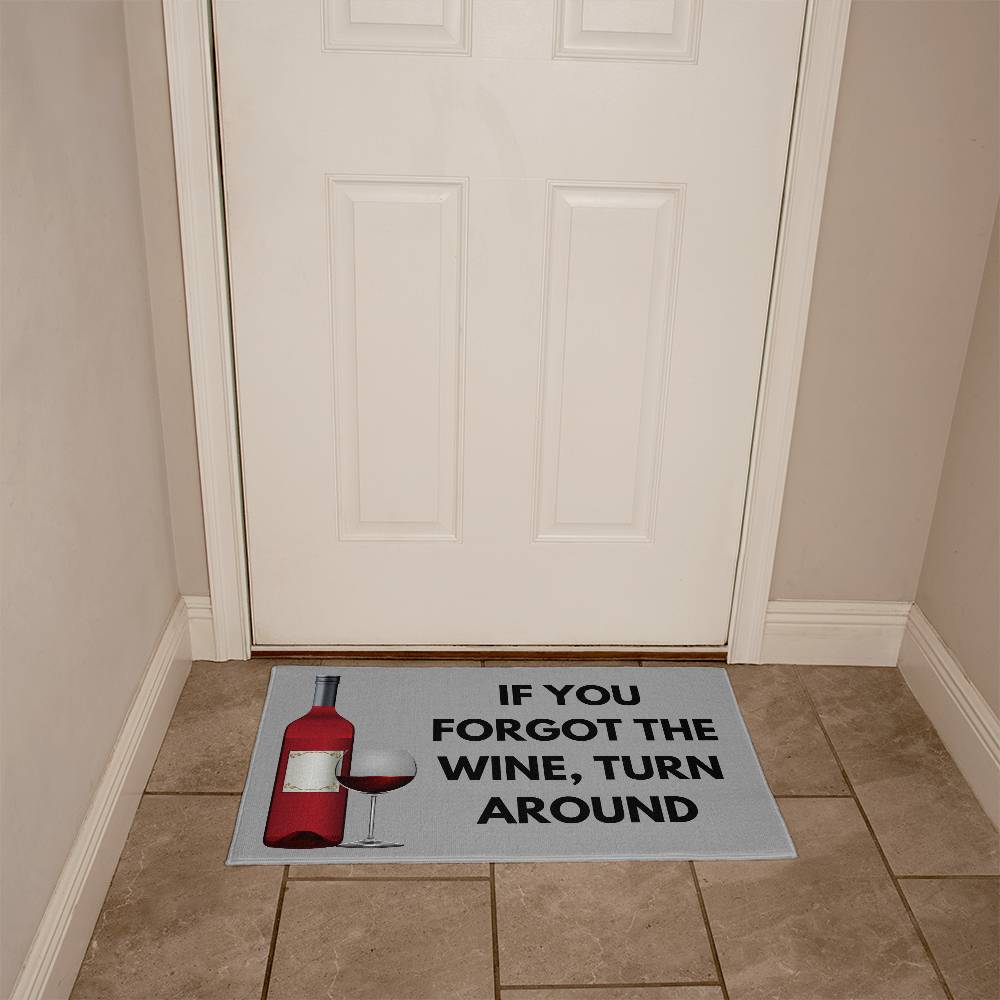 BRING WINE WELCOME MAT