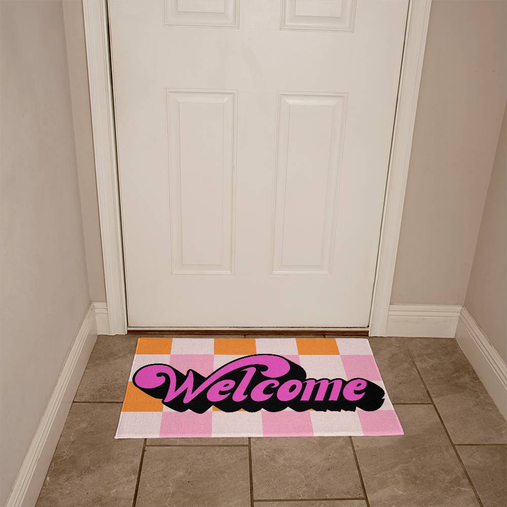 Groovy Welcome Mat