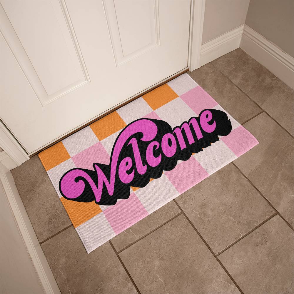 Groovy Welcome Mat