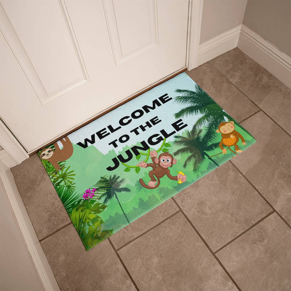 WELCOME TO THE JUNGLE WELCOME MAT