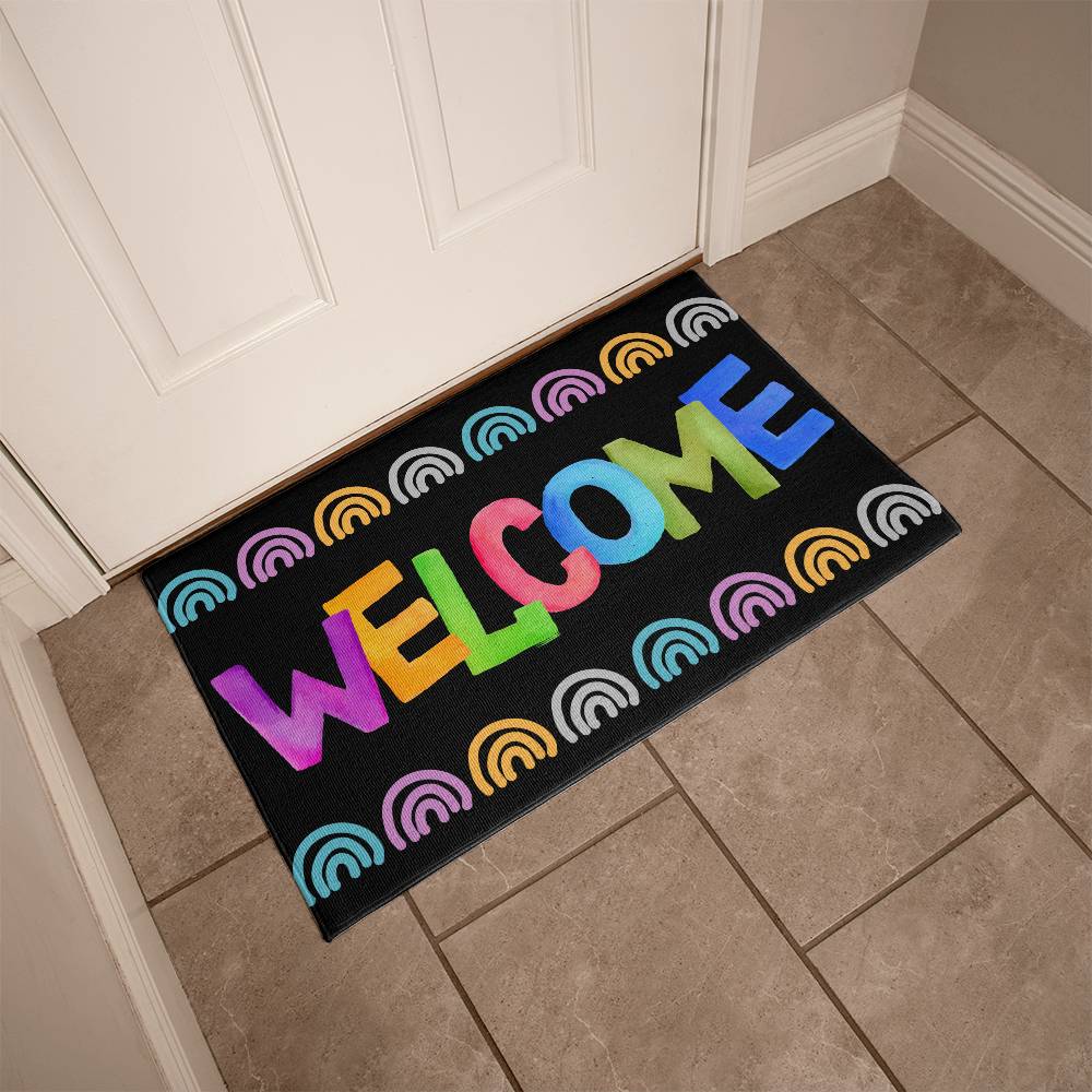 Colorful Welcome Mat