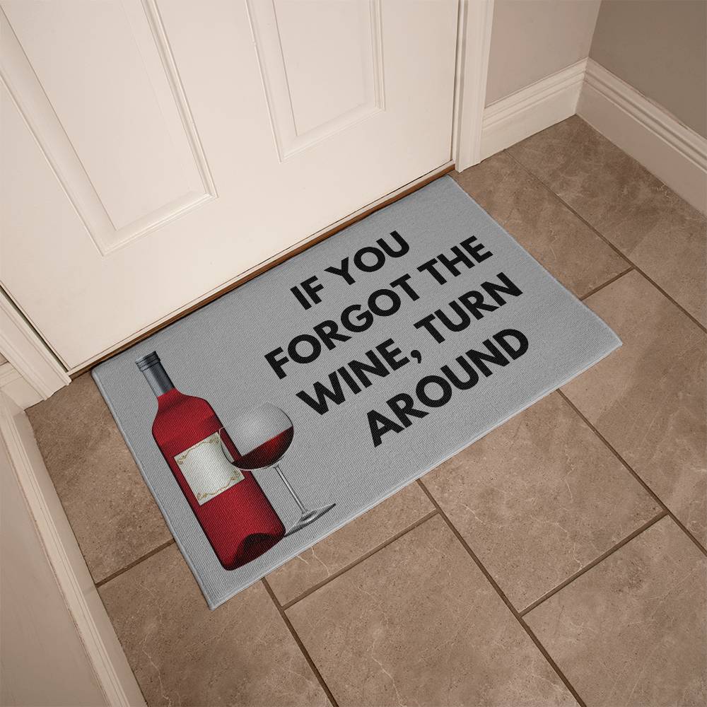 BRING WINE WELCOME MAT