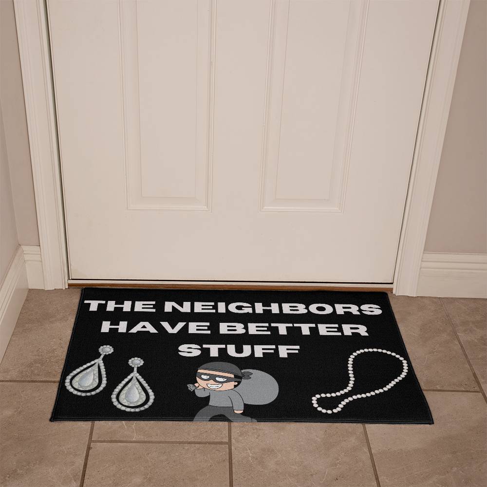 NEIGHBORS HAVE BETTER STUFF WELCOME MAT