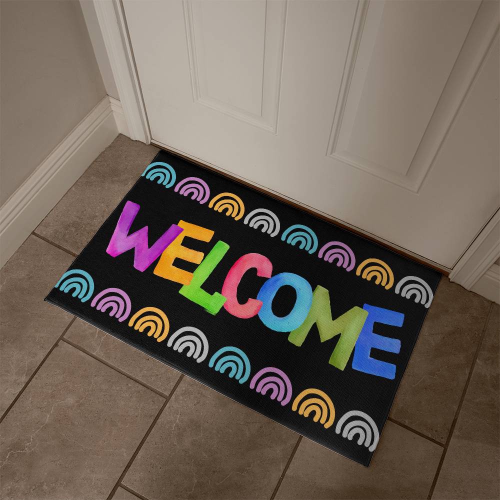 Colorful Welcome Mat